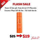 Toner tế bào gốc Tom-tit-tot C5 Placenta Essence Phục hồi độ ẩm - Tái sinh làn da