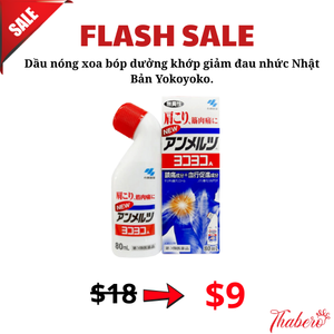 Dầu nóng xoa bóp dưởng khớp giảm đau nhức Nhật Bản Yokoyoko