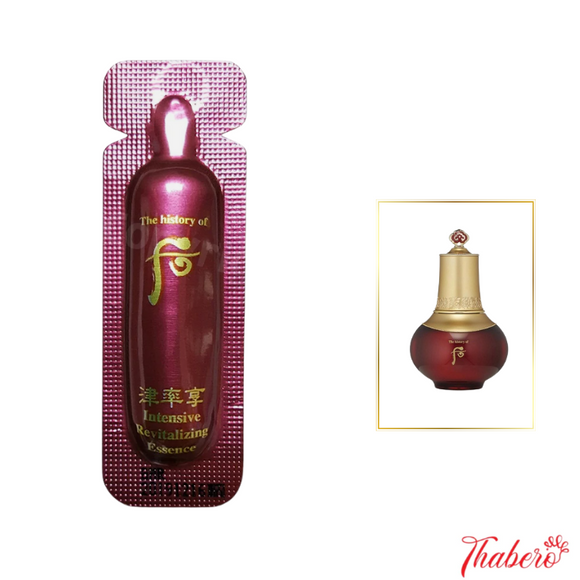 Sample  Tinh chất Whoo đỏ dưởng ẩm và chống nhăn Whoo Intensive Revitalizing Essence ngừa lão hóa (60 gói x 1ml = 60ml )
