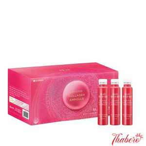 Nước Uống Collagen tinh chất giúp trẻ hoá và đẹp da  Hanami LG Cao Cấp Hàn Quốc - mẫu mới chứa 4 loại collagen giúp đẹp da , bổ mắt, bổ khớp, tóc và móng khoẻ mạnh.