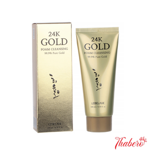 Sữa rửa mặt chiết xuất từ vàng 24K Gold Foam Cleansing Pure Gold Lebelage