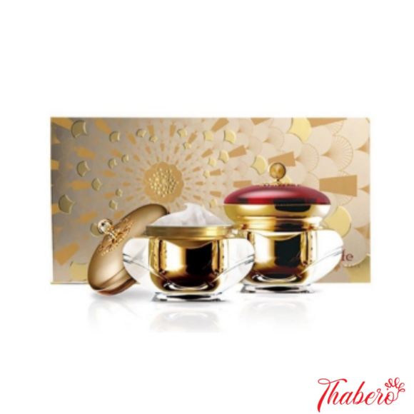 Bộ đôi kem dưỡng trắng da, trẻ hoá nử hoàng Ngày & Đêm REOFE quay về tuổi 20 Royal Re-Aging cream set
