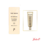Sample Kem chống nắng chống nhăn phiên bản mới có NAD chống lão hoá mạnh cho da Whoo Vàng Anti-Wrinkle UV Protective Cream SPF50+/PA++++ (120 GÓI X1ML =120ML )