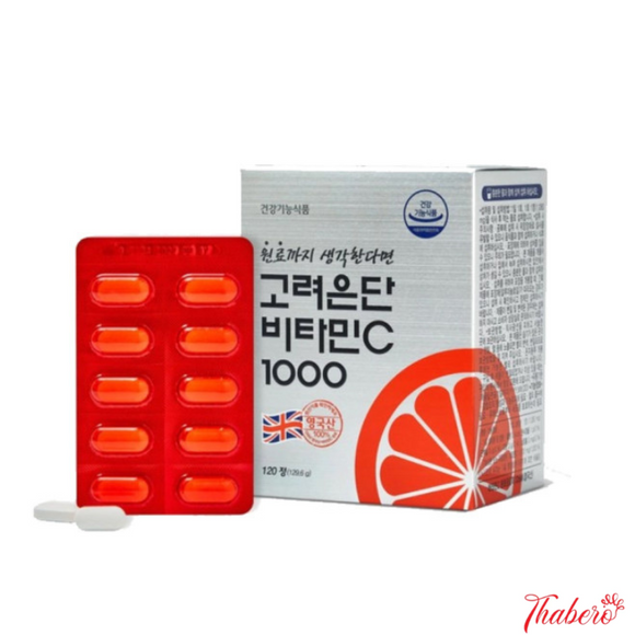 Viên uống Vitamin C Hỗ Trợ Sáng Da Eundan Vitamin C 1000mg Hàn Quốc (120 viên)