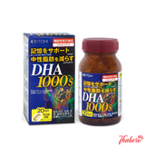 Viên Uống Bổ Não DHA 1000s & EPA giúp minh mẫn nhớ lâu  Itoh Nhật Bản
