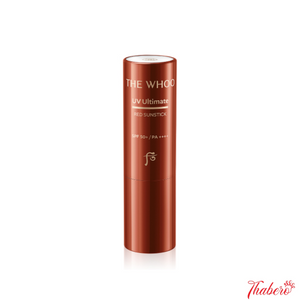 Thỏi Kem chống nắng chống nhăn Whoo đỏ mịn mỏng không bết rít  UV Ultimate Red Sunstick SPF50+/PA++++