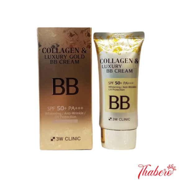 Kem Nền collagen Trang Điểm BB Cream SPF50 PA+++ 3W CLINIC 50ml