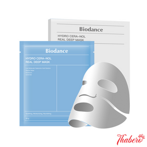 Mặt Nạ Collagen cấp ẩm chuyên sâu căng bóng da  Biodance Bio-hydro cera-nol real deep - Màu xanh dương