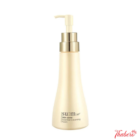Sữa rửa mặt lên men thực vật làm sạch bã nhờn và bụi bẩn Su:m37 Essential Cleansing Foan Skin Saver (KHÔNG HỘP )