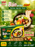 Bún ăn liền chay (Instant Vegetarian Rice Vermicelli).