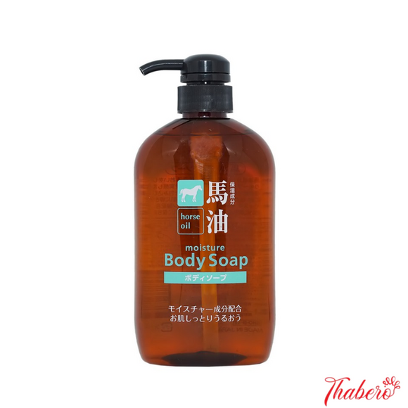 Sữa tắm tinh chất mỡ ngựa dưởng da mịn màng Nhật Horse Oil Moisture Body Soap 600ml