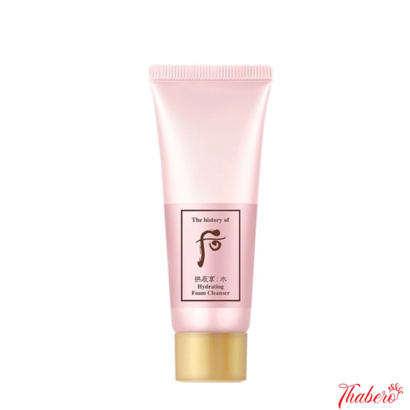 Sữa Rửa Mặt Whoo hồng làm sạch , cấp ẩm , chống lão hoá da  Gongjinhyang Soo Hydrating Foam Cleanser  40ml