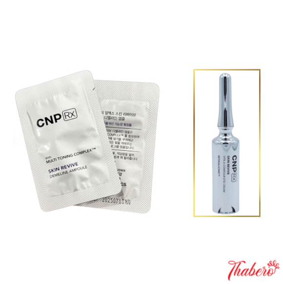 Sample serum Tinh Chất Hủy Nám, Tàn Nhang, Thâm Mụn, Sáng Da CNP Rx Skin Revive Demeline Ampoule (120 gói x 1ml =120ml ) - Serum tinh chất huỷ nám CNP