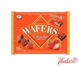 Bánh xốp phủ socola vị dâu Amaou Fujiya Wafers Chocolat Amaou Strawberry.