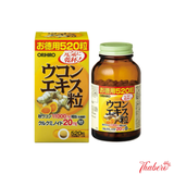 Viên uống  nghệ cô đặc giúp bảo vệ gan, tăng cường chức năng gan và tăng kháng thể giãm viêm  Orihiro 520 viên