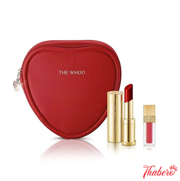 Bộ Son Dưỡng Môi Đông Y Whoo Mi Glow Lip - WINE RED