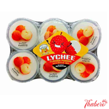 Rau câu hương vải (Lychee Flavour Pudding with Nata de Coco).