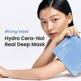 Mặt Nạ Collagen cấp ẩm chuyên sâu căng bóng da  Biodance Bio-hydro cera-nol real deep - Màu xanh dương