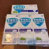 Kẹo ngậm Vicks giúp giãm đau họng, viêm, và  ho - Hương bạc hà mát lạnh Nhật Bản
