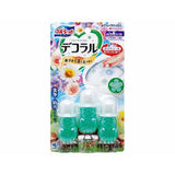 Gel vệ sinh Toilet ( bồn cầu) khử mùi diệt khuẩn, Sáp thơm toilet Kobayashi Decoraru Hương Hoa cỏ - Màu xanh lá