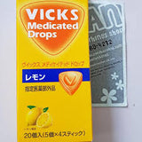 Kẹo ngậm Vicks giúp giãm đau họng, viêm, và  ho - Hương Chanh Nhật