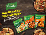 Gia vị hoàn chỉnh cá kho Knorr.