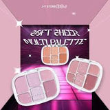 Bảng Phấn Mắt & Má Hồng Wakemake Soft Sheer Multi Palette 6.4g .