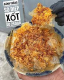 Bánh tráng  Còi sò điệp cháy tỏi sốt X.O 220Gr