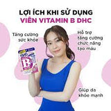 Viên uống vitamin B DHC hổn họp giãm mệt mỏi  bổ sung biotin, inositol, acid folic và một số vitamin nhóm B