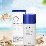 KEM CHỐNG NẮNG DƯỠNG DA TRỊ NÁM TRANSINO UV PROTECTOR SPF50+/PA++++ 30ML.