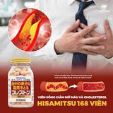 VIÊN UỐNG GIẢM MỠ TRONG  MÁU VÀ  CHOLESTEROL HISAMITSU NHẬT BẢN.