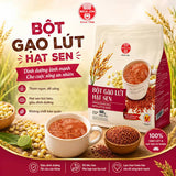 Bột Gạo Lứt hạt sen thơm ngon bồi bổ sức khoẻ giúp ngủ ngon hỗ trợ no bụng giãm cân và  (Brown Rice Lotus Seed Powder).