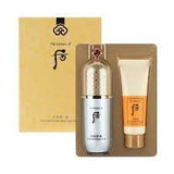 Set Kem Lót Trang Điểm nâng tone, giảm dầu nhờn Whoo Gongjinhyang Mi Essential Primer Base - Tặng kèm sữa rửa mặt