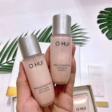 Combo Sữa Dưỡng Và Nước Cân Bằng hoa hồng dưỡng ẩm, chống lão hóa OHUI Miracle Moisture Pink Barrier Skin Soòtener mini size (20ml x 2 )