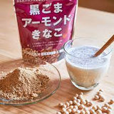 Bột ngũ cốc  đậu nành mè đen hạnh nhân giàu đạm chất xơ bồi bổ sức khoẻ  Koda Shoten, 5,3 oz (150 g) x 2 túi.