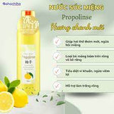 Nước súc miệng  Propolinse Nhật Bản sạch mãng bám, ngừa viêm nướu răng, khử mùi hôi miệng, giãm đắng miệng , giãm nhiệt miệng và viêm họng