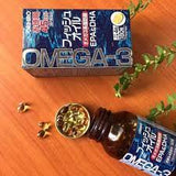 Viên uống dầu cá Omega 3 bổ nảo , bổ mắt tăng sức khoẻ tim mạch  Orihiro Nhât -180 viên.