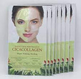 Mặt Nạ Cica Collagen thạch dịu da, phục hồi và sửa chửa da tổn thương do khô yến và nhạy cảm  dermafix Perfect Real Performance Collagen - Màu xanh lá