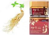 Kem dưỡng hồng sâm dưỡng trắng da, cung cấp độ ẩm & đàn hồi da My Gold Korea Red Ginseng Aqua Wrinkle & Whitening Cream - Kem sâm vuông