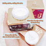 Kem dưỡng hồng sâm dưỡng trắng da, cung cấp độ ẩm & đàn hồi da My Gold Korea Red Ginseng Aqua Wrinkle & Whitening Cream - Kem sâm vuông