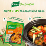 Gia vị hoàn chỉnh cá kho Knorr.