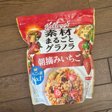 Ngũ cốc Kellogg's All-Bran Fruit Mix  hỗ trợ sức khỏe tiêu hóa nhờ hàm lượng chất xơ dồi dào - Mix DÂU TÂY- HSD:2026/09