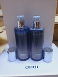 Set Nước Hoa Hồng Ohui tím Age Recovery Skin Softener và Sửa dưỡng cải thiện nếp nhăn OHUI tím Age Recovery Emulsion.