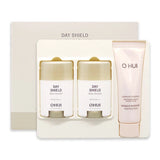 Set Chống Nắng Ohui Day Shield WATER SUNSTICK 14g + 14g Tặng Sữa Rửa Mặt 40ml