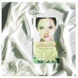 Mặt Nạ Cica Collagen thạch dịu da, phục hồi và sửa chửa da tổn thương do khô yến và nhạy cảm  dermafix Perfect Real Performance Collagen - Màu xanh lá