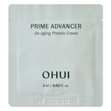 Sample kem dưỡng da Ohui xanh dưỡng căng bóng da chống lão hóa  Prime Advancer De-aging Protein Cream 1ml 60 gói