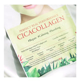 Mặt Nạ Cica Collagen thạch dịu da, phục hồi và sửa chửa da tổn thương do khô yến và nhạy cảm  dermafix Perfect Real Performance Collagen - Màu xanh lá