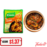 Gia vị hoàn chỉnh cá kho Knorr.