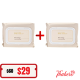 Combo 2 Khăn Ướt Tẩy Trang Loại bỏ lớp trang điểm sạch sâu Su:m37 Time Energy Cleansing Sheet