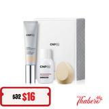 Set kem nền che khuyết điểm chống nắng tối đa CNP After Care - Calming Treatment Cover Redness